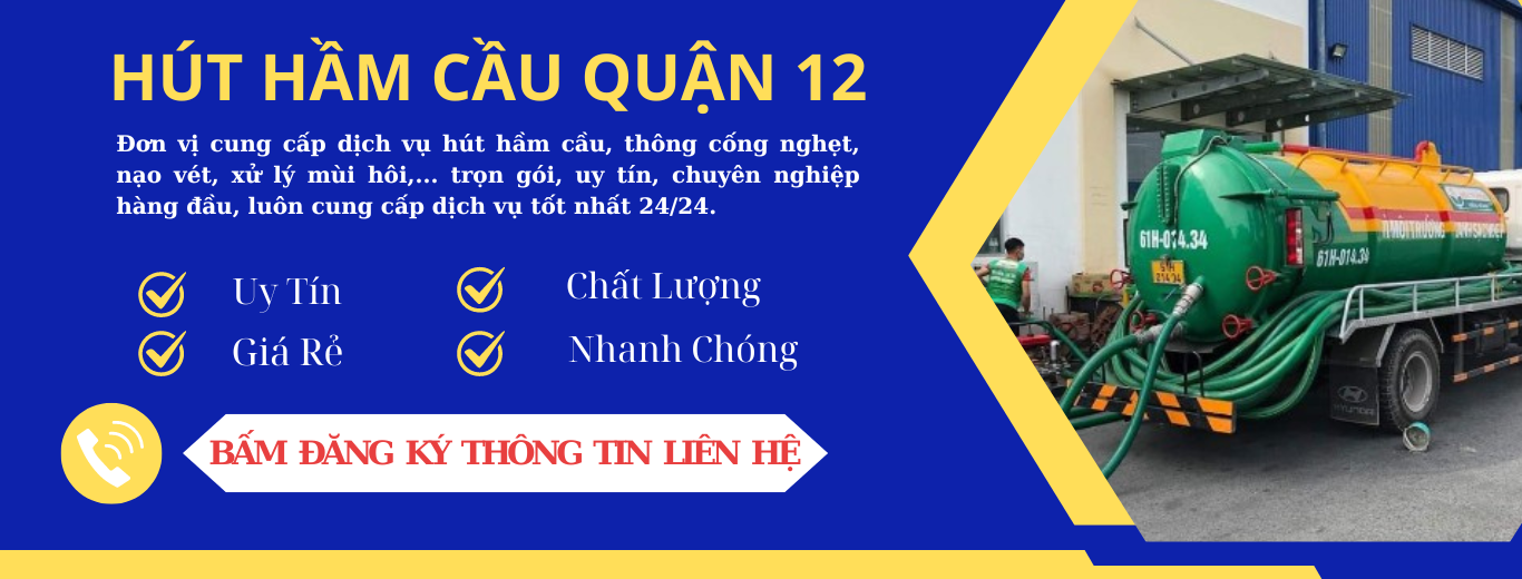 hút hầm cầu Quận 12