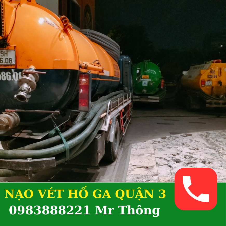 Dịch vụ nạo vét hố ga quận 3