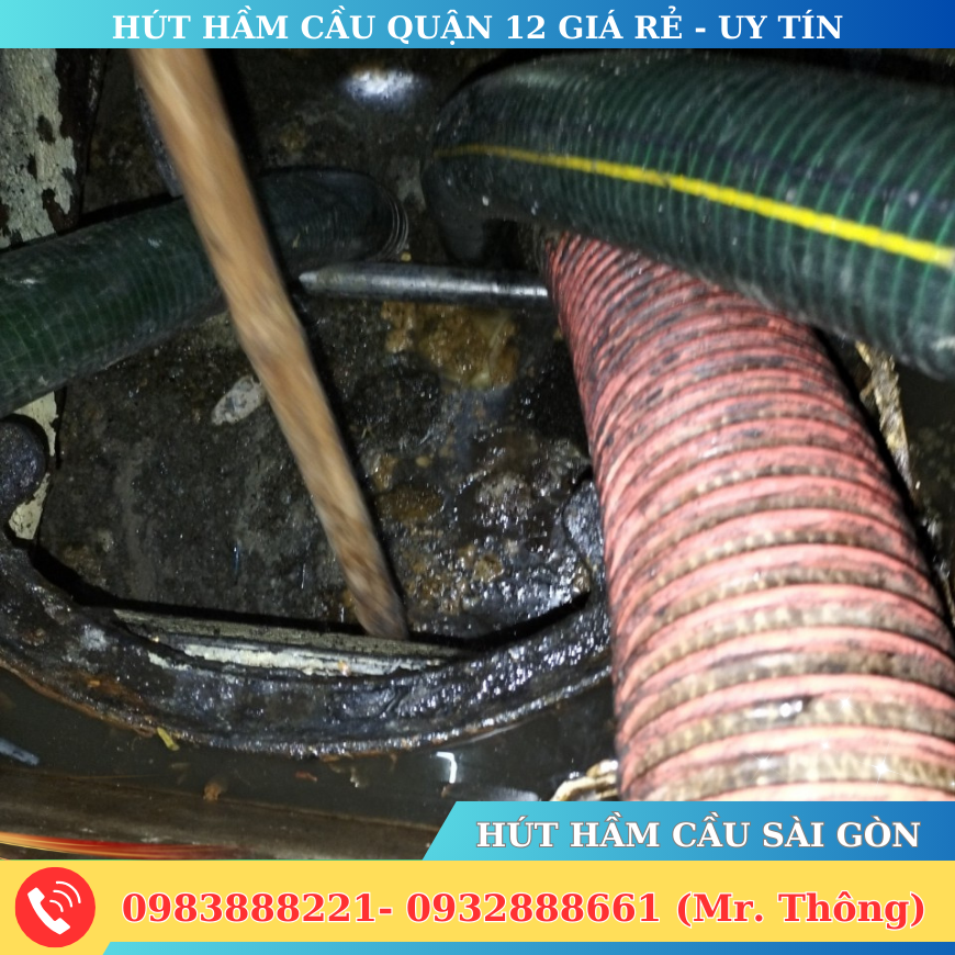 Hút Hầm Cầu Quận 12 giá rẻ