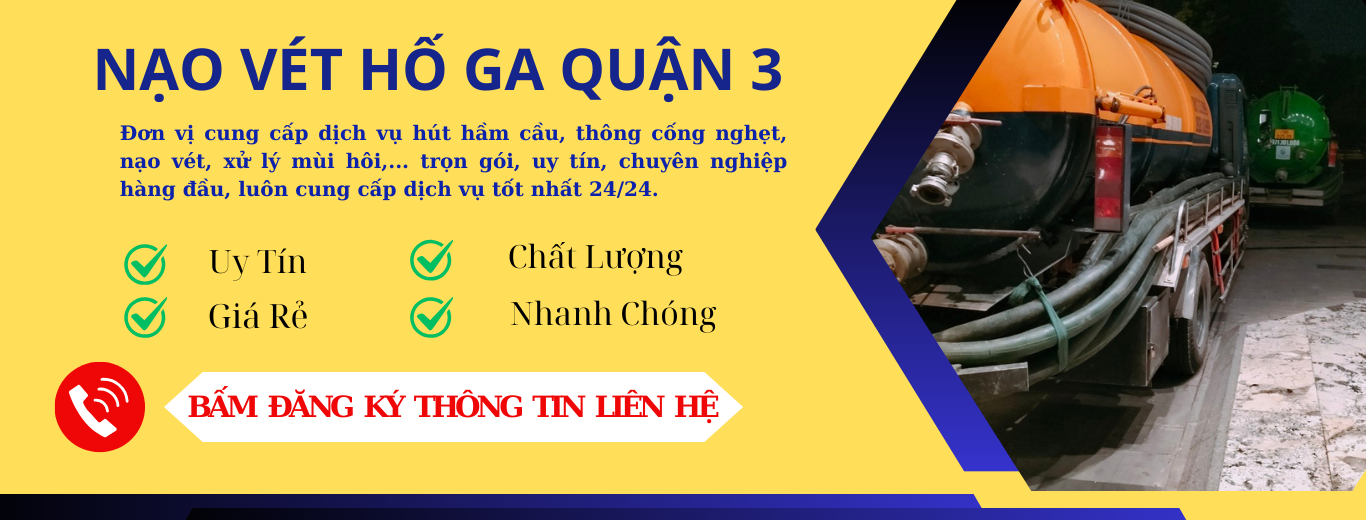 dịch vụ nạo vét hố ga quận 3