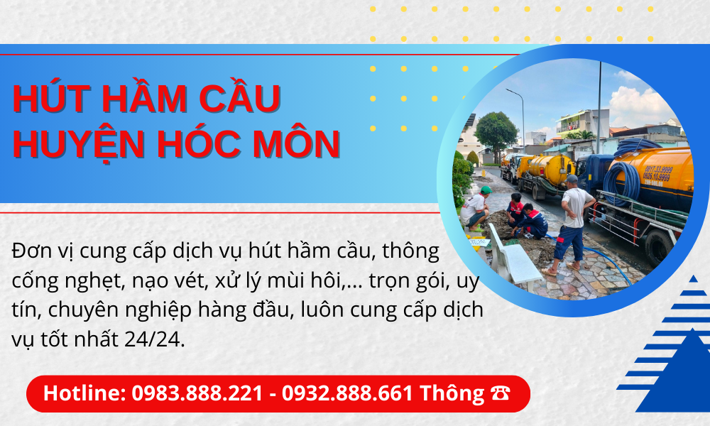 Hút hầm cầu Huyện Hóc Môn