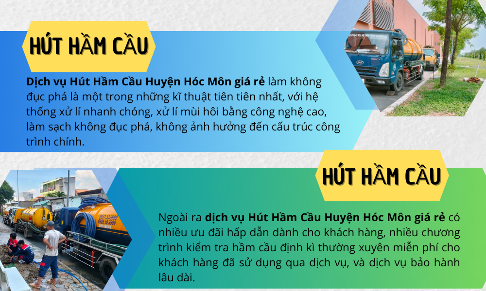 Hút hầm cầu Huyện Hóc Môn