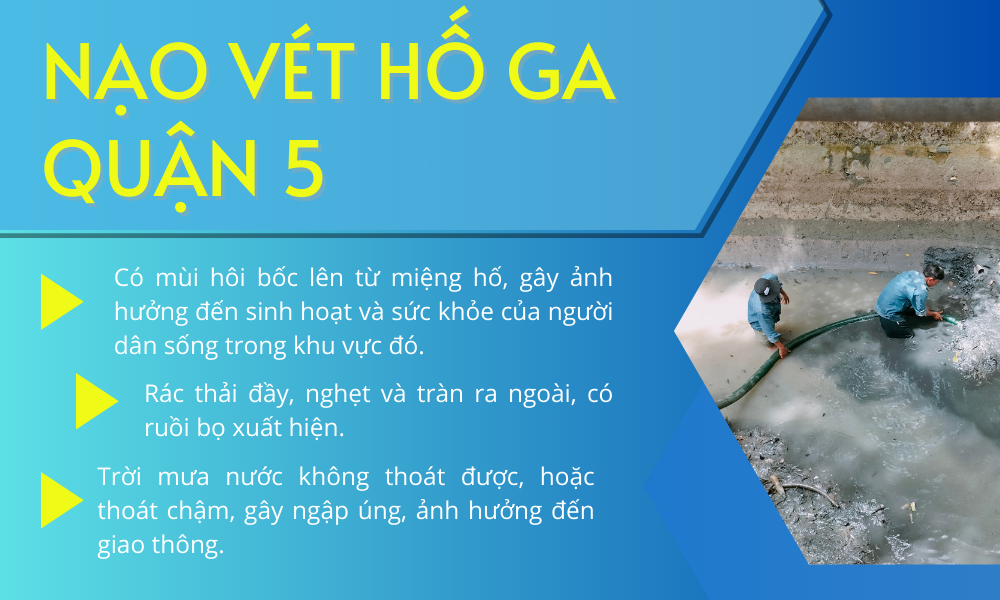 nạo vét hố ga quận 5