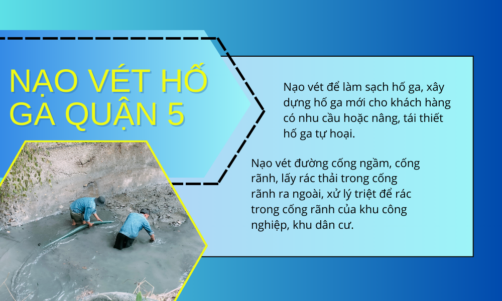 nạo vét hố ga quận 5