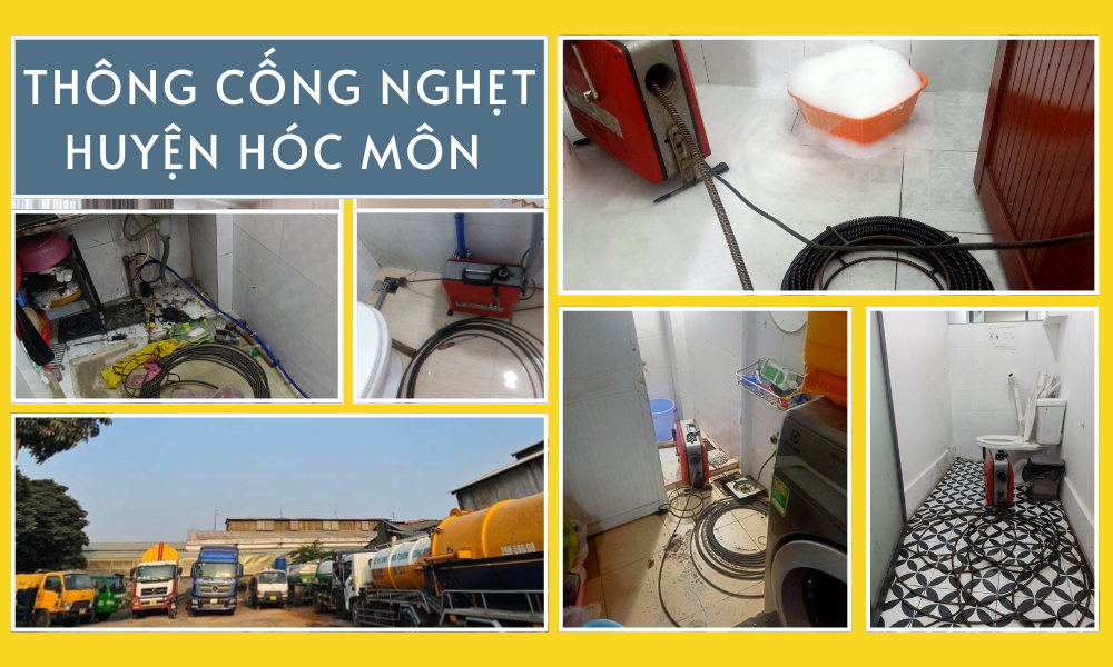 Thông cống nghẹt huyện Hóc Môn