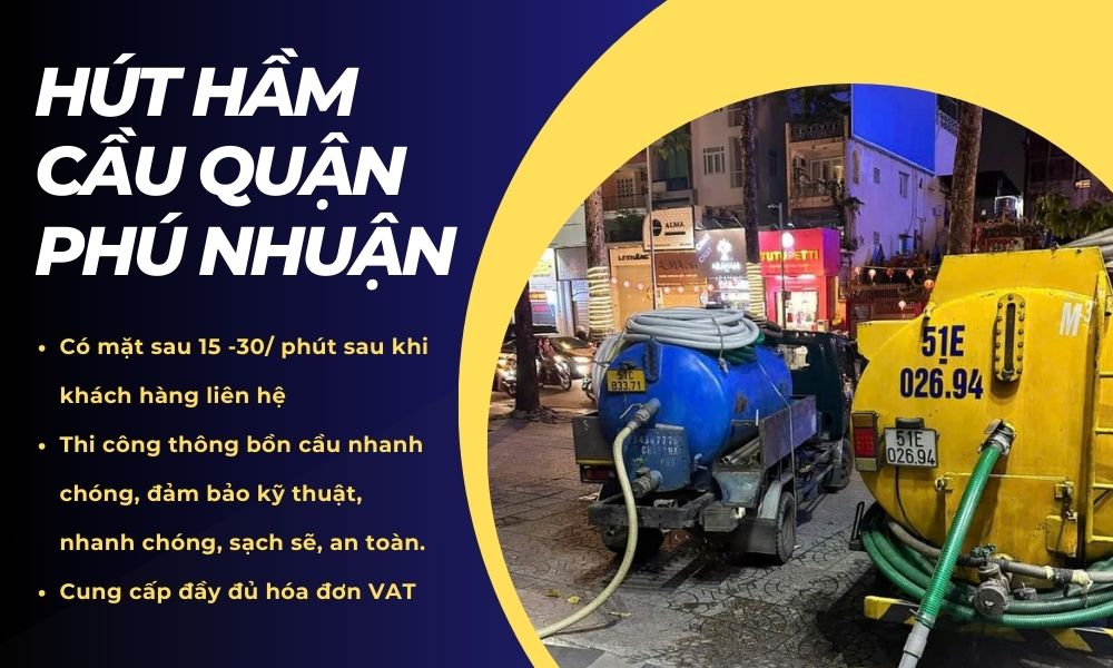 Hút Hầm Cầu Quận Phú Nhuận