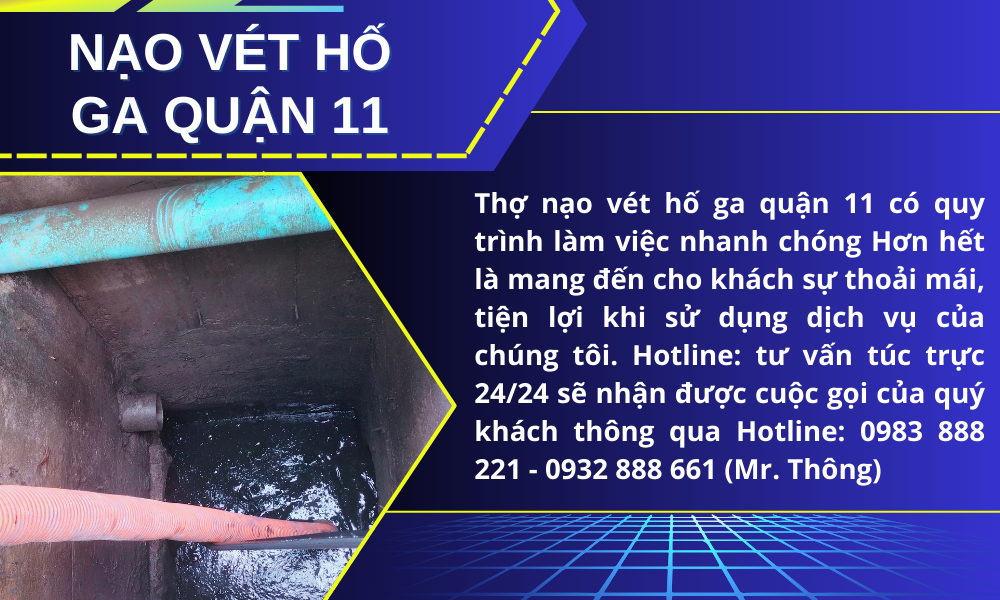 Nạo Vét Hố Ga Quận 11