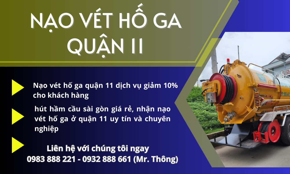 Nạo Vét Hố Ga Quận 11