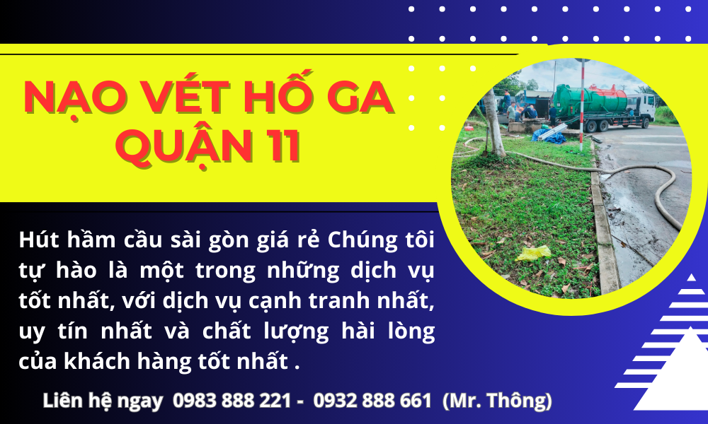 Nạo Vét Hố Ga Quận 11