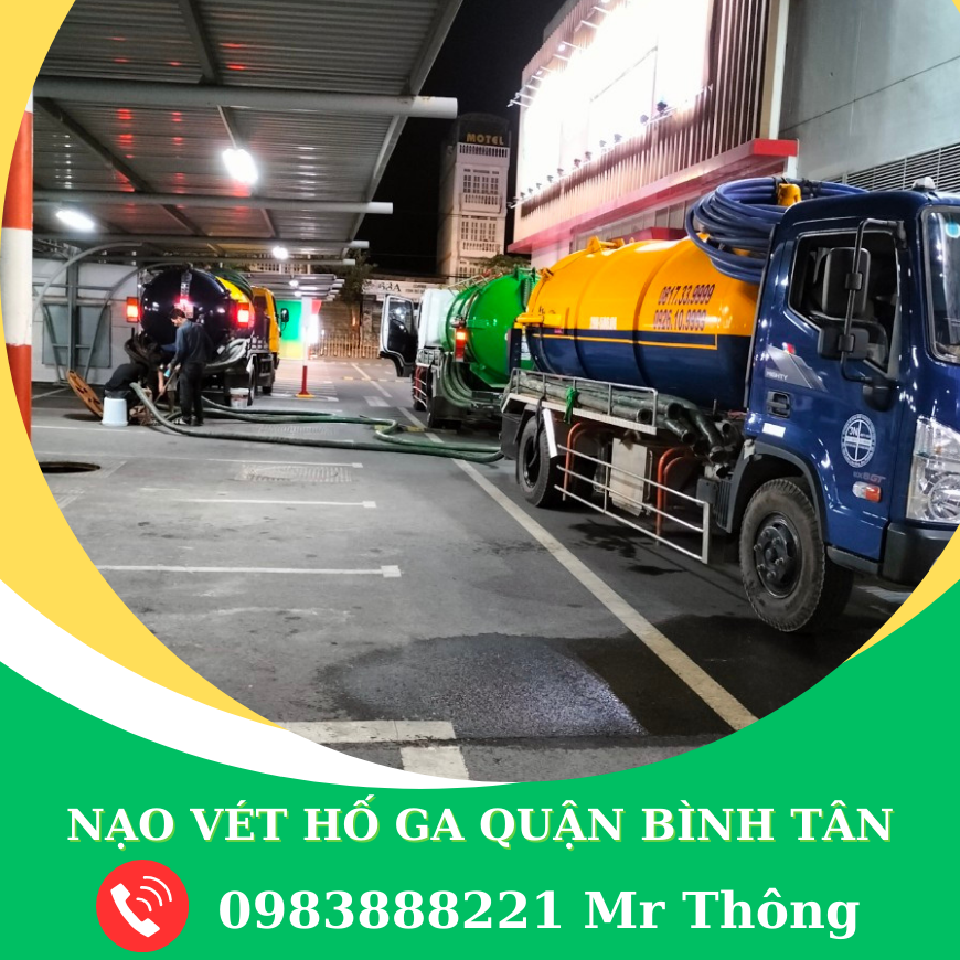 Nạo Vét Hố Ga Quận Bình Tân