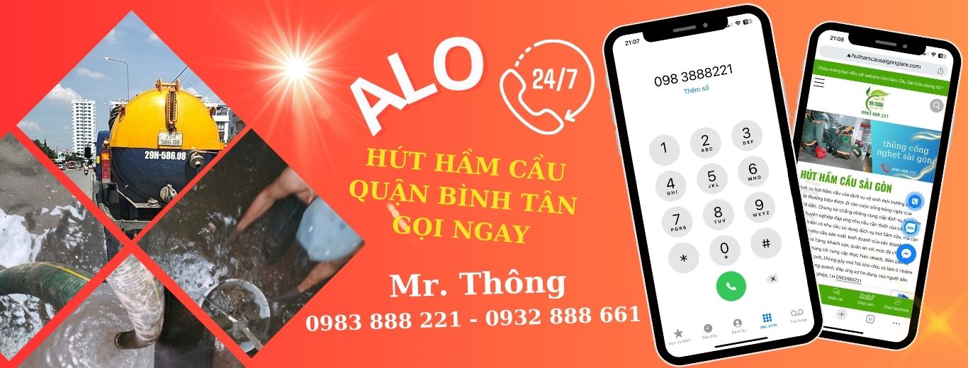 Hút Hầm Cầu Quận Bình Tân Triệt Để 100% [Giá Cực Rẻ]