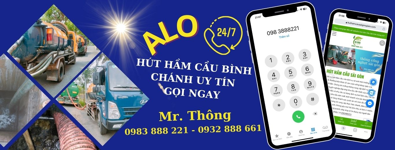 Hút hầm cầu bình chánh giá rẻ