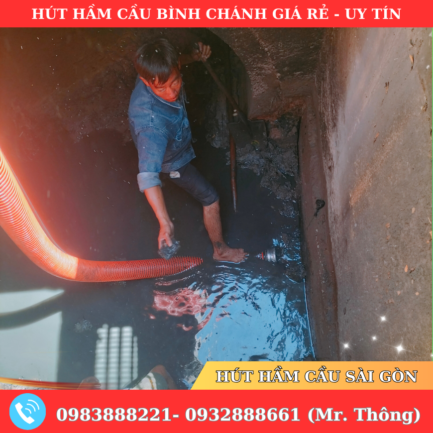 Hút Hầm Cầu Huyện Bình Chánh Triệt Để 100% [Giá Cực Rẻ]