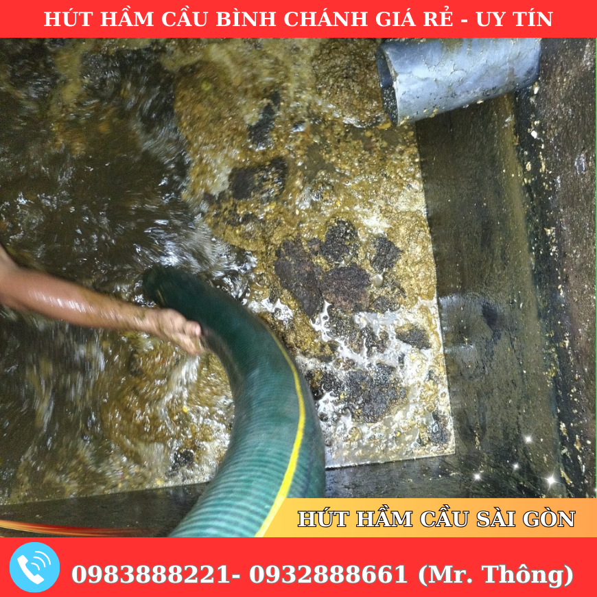 Hút Hầm Cầu Huyện Bình Chánh Triệt Để 100% [Giá Cực Rẻ]