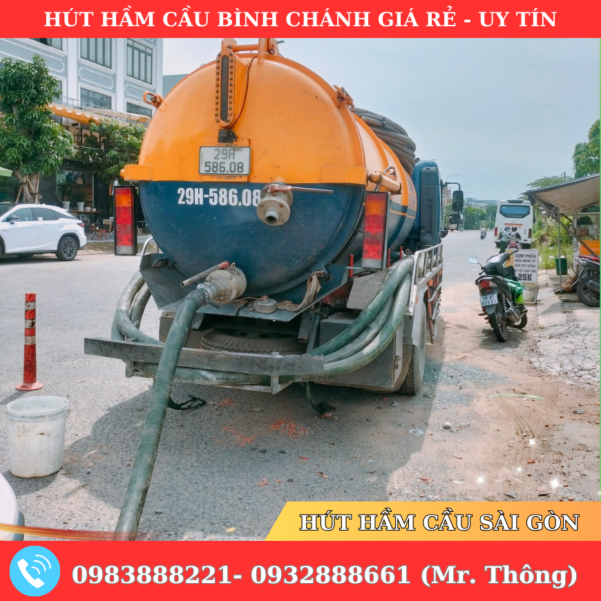 Hút Hầm Cầu Huyện Bình Chánh Triệt Để 100% [Giá Cực Rẻ]