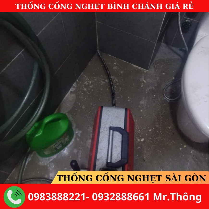 Thông Cống Nghẹt Huyện Bình Chánh Giá Rẻ - Bảo Hành Dài Hạn.