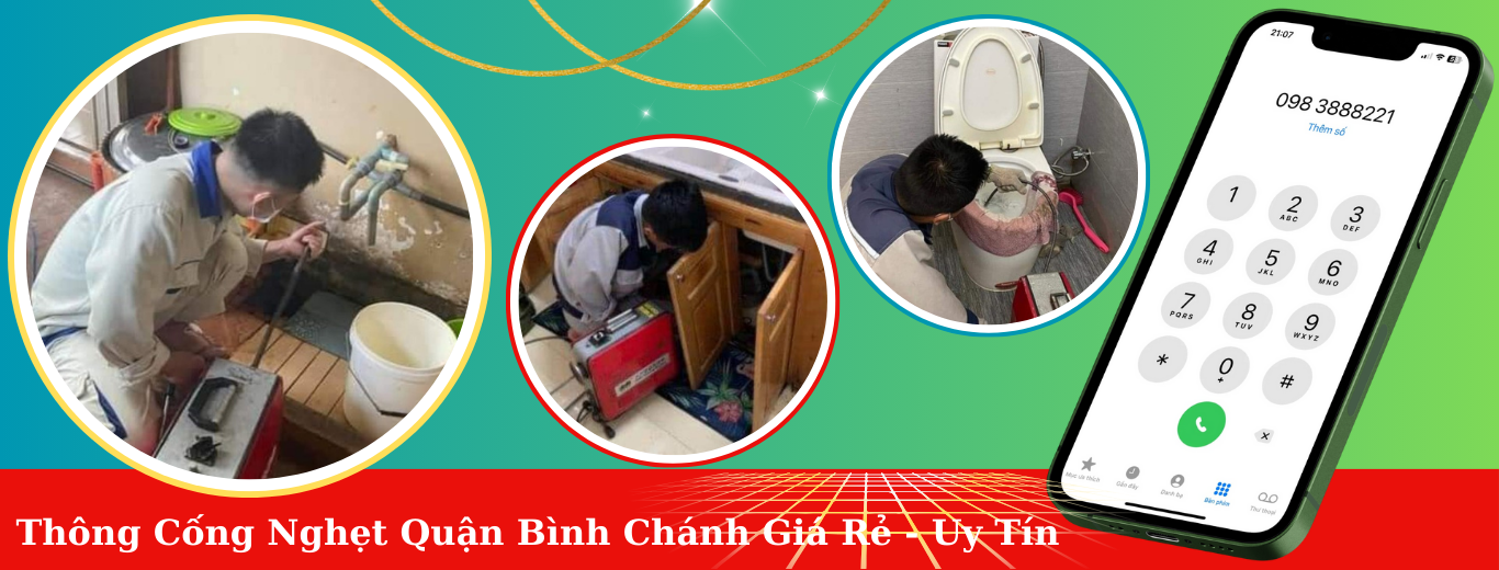 Thông Cống Nghẹt Huyện Bình Chánh Giá Rẻ - Bảo Hành Dài Hạn.