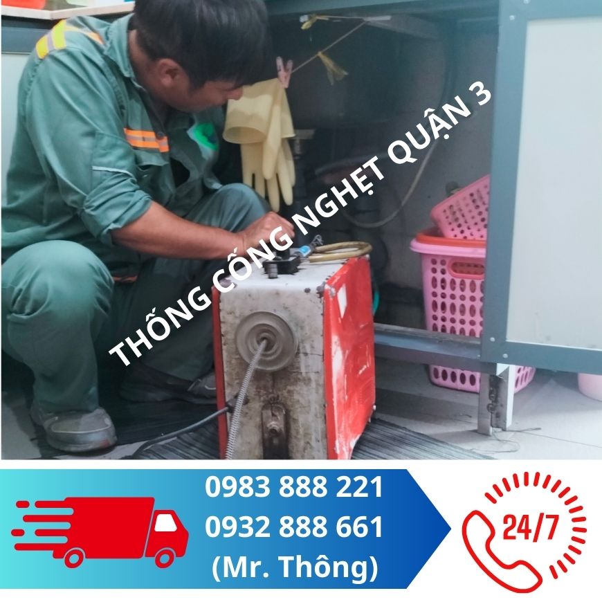 Thông cống nghẹt giá rẻ nhất tại quận 3, TP.HCM (Sài Gòn) – Thông Cống Nghẹt Sài Gòn Giá Rẻ