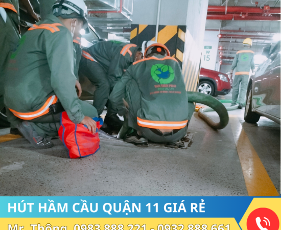 Hút Hầm Cầu Quận 11 Giá Rẻ