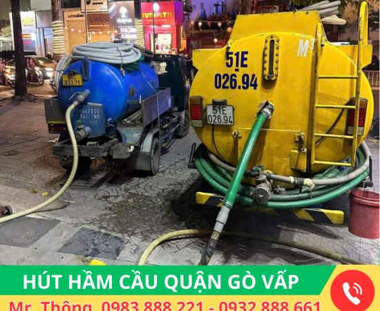 Hút Hầm Cầu Quận Gò Vấp