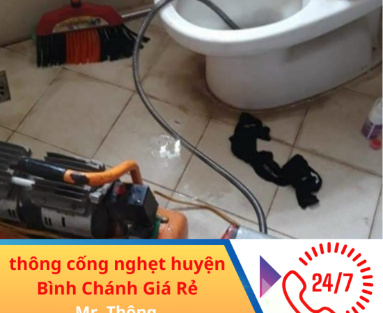 Thông Cống Nghẹt Bình Chánh Giá Rẻ