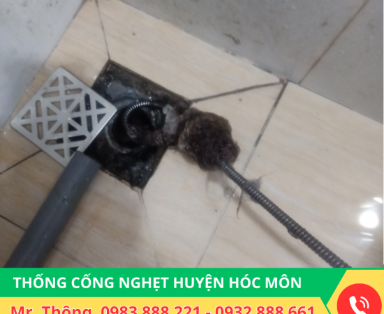 Thông Cống Nghẹt Huyện Hóc Môn